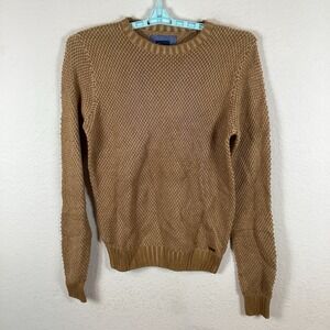 Kangol Mens Sweater Sz S Small Long Sleeve Solid Soft Pullover Excellent